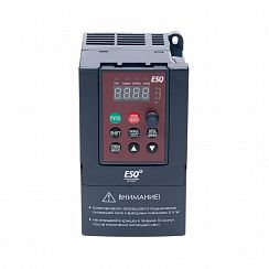 Частотный преобразователь ESQ-A200-2S0007 0.75кВт 200-260В (для однофазного двигателя)